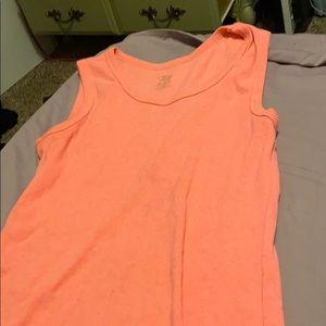Girl pink tank top